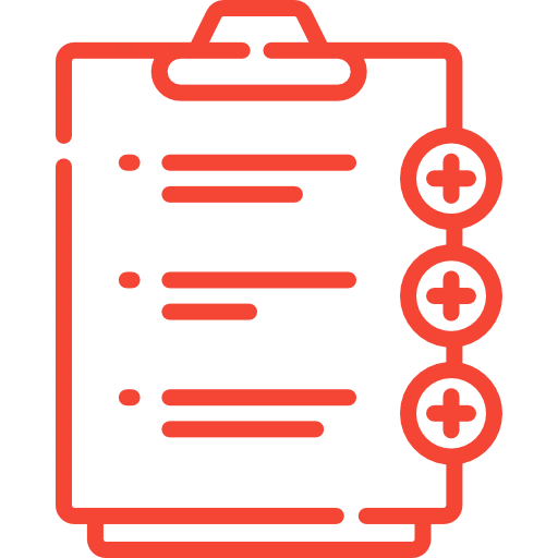 Home renovation planning and review icon representing project consultation and assessment