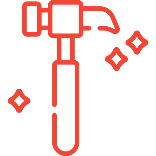 Home craftsmanship icon representing quality construction and skilled work